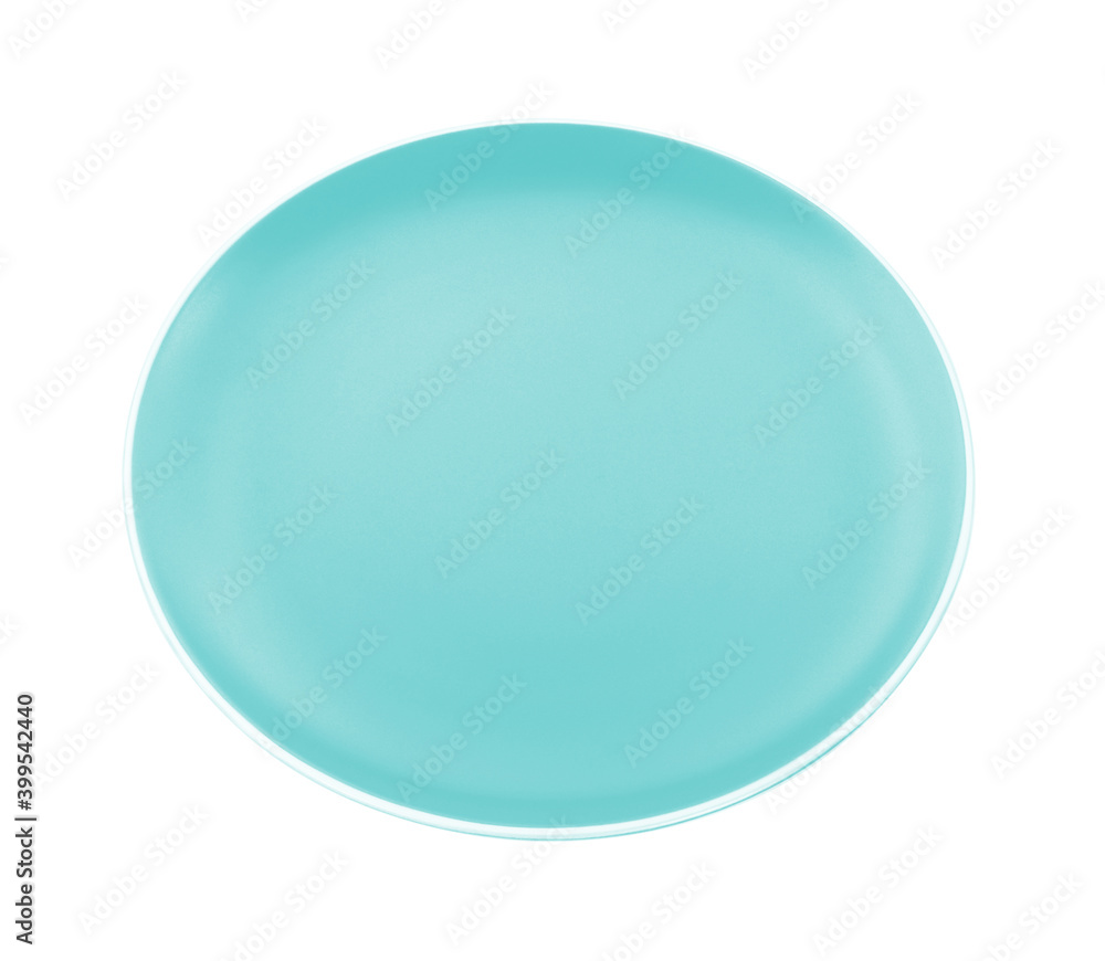 empty plate on white background empty plate on white background