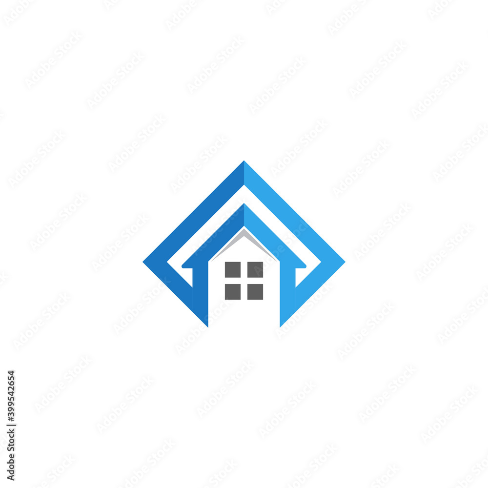 Obraz premium Home Vector icon illustration design template