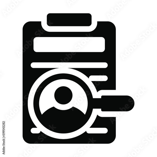 
Magnifying glass on web page, concept of web searching icon
