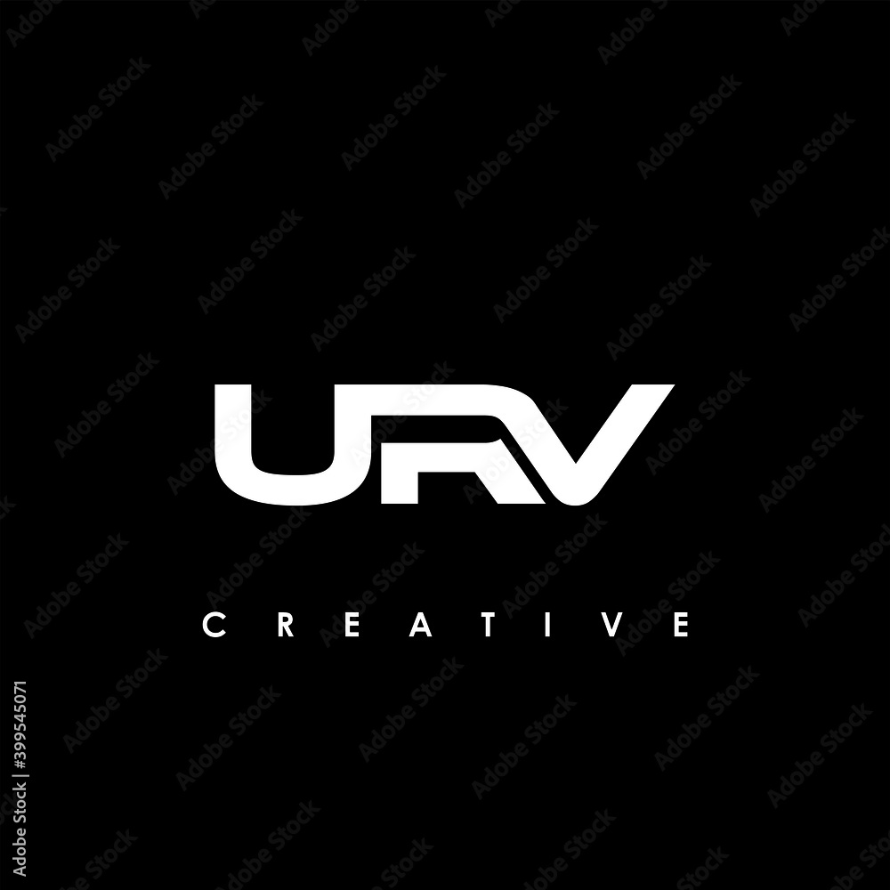 URV Letter Initial Logo Design Template Vector Illustration URV Letter Initial Logo Design Template Vector Illustration