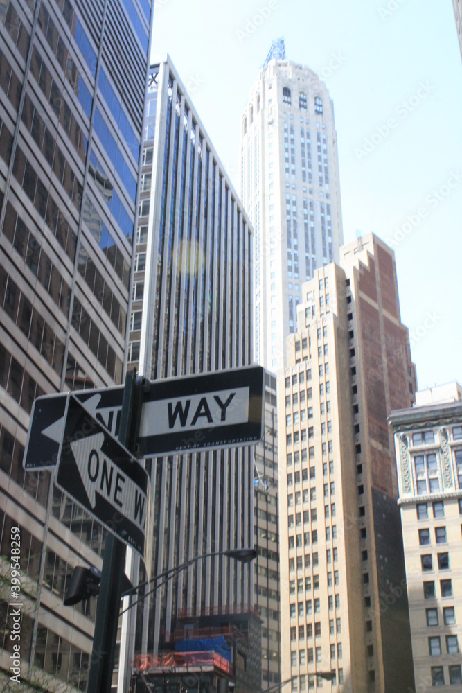 one way street signs in two directions in new york one way street signs in two directions in new york