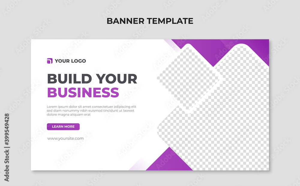 Banner template for business promotion