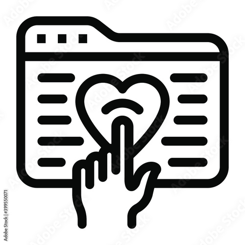
Impressions rate icon in editable glyph style 
