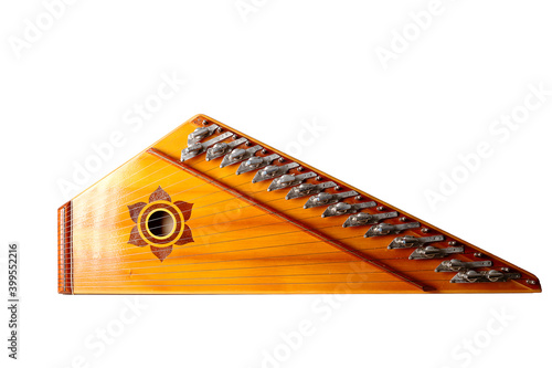 фотографія Gusli, East Slavic multi-string plucked instrument, belonging to the zither family