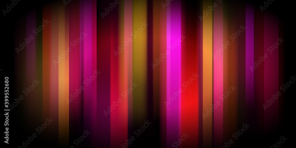 Abstract background with glowing vertical colorful stripes in red colors