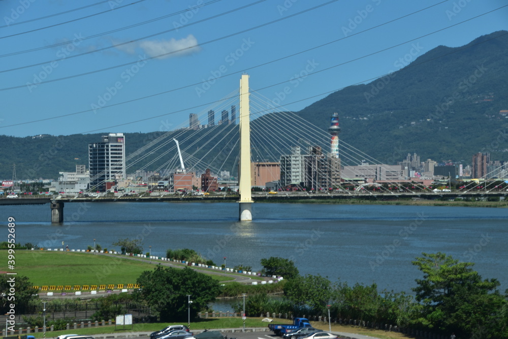 Fototapeta premium The view of Taipei in Taiwan
