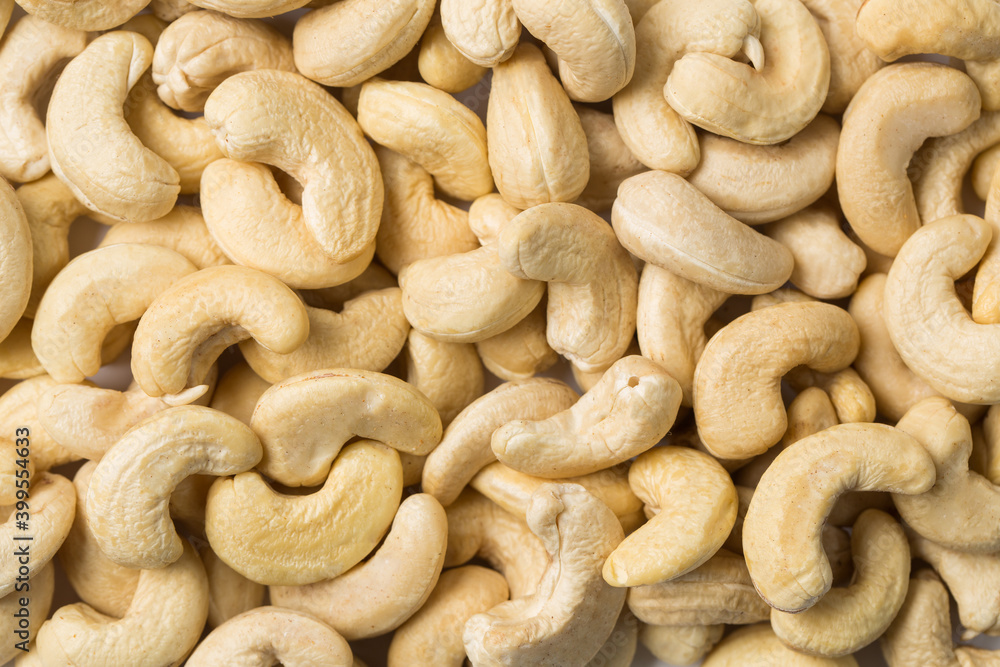 Heap of cashew nut in studio Heap of cashew nut in studio