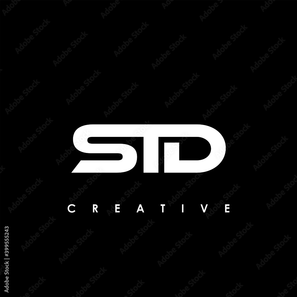 STD Letter Initial Logo Design Template Vector Illustration STD Letter Initial Logo Design Template Vector Illustration