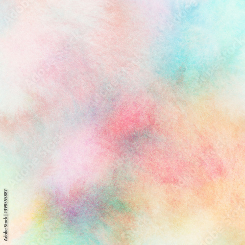 Iridescent background. Hand drown watercolor