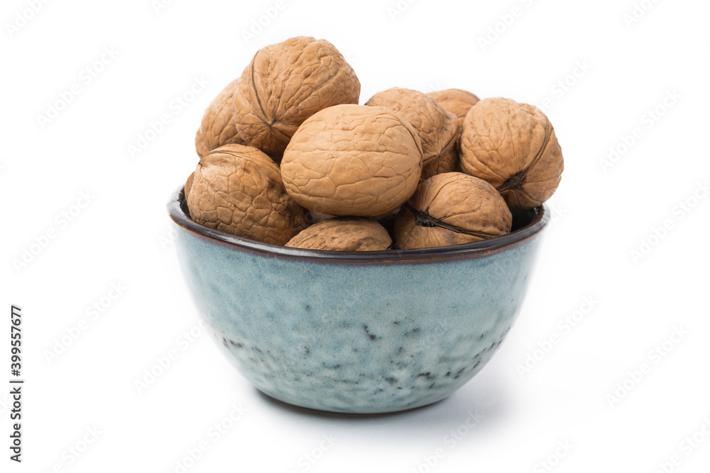 Many walnuts in studio close up Many walnuts in studio close up