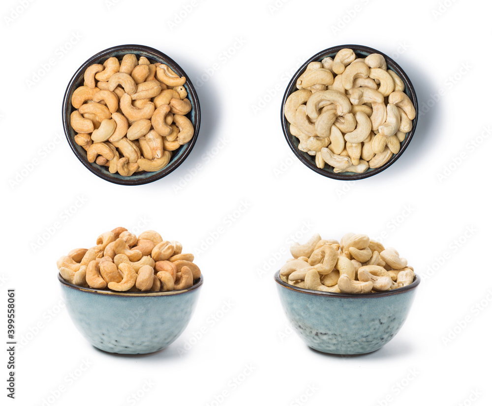 Heap of cashew nut in studio Heap of cashew nut in studio