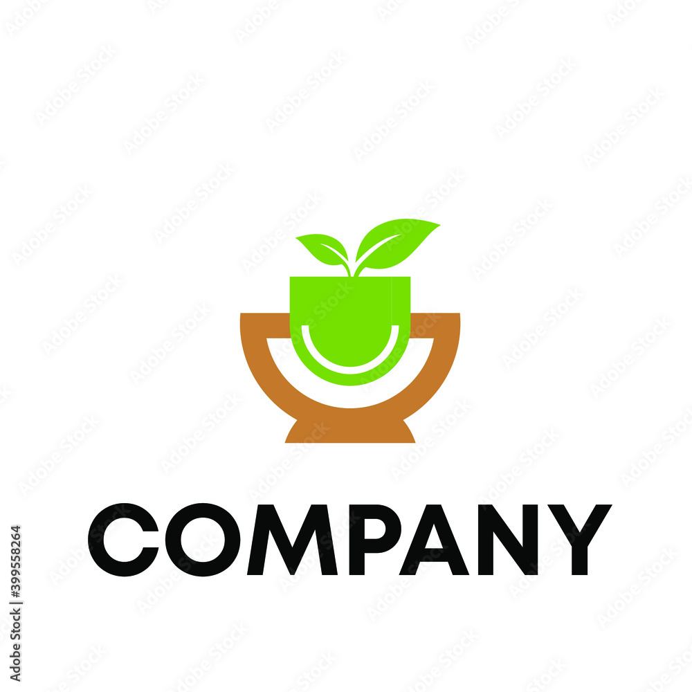 Herbs logo design Herbs logo design