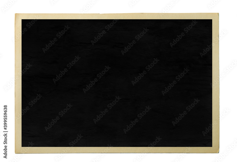 Blank old photo isolated on white Blank old photo isolated on white