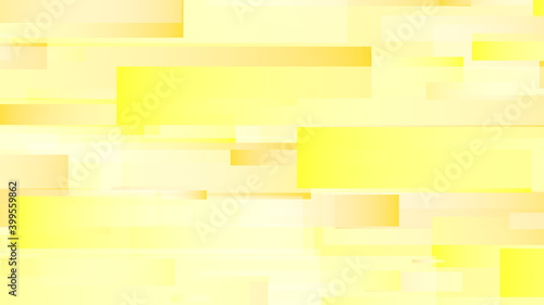 幾何学 アブストラクト 流れる帯 黄色 [別Verあり]
