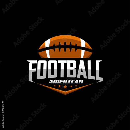 The american football badge