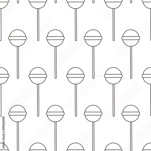 Candy seamless pattern. Lollipops background. Sweets.