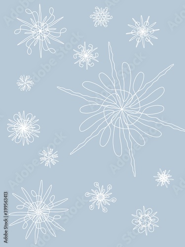 snowflakes background 