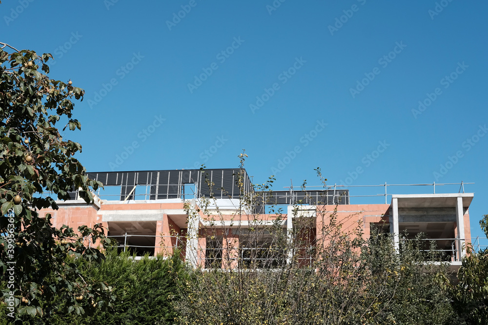 Fototapeta premium bâtiment en construction