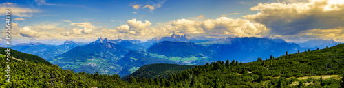 view at the rittner horn in italy - near bozen