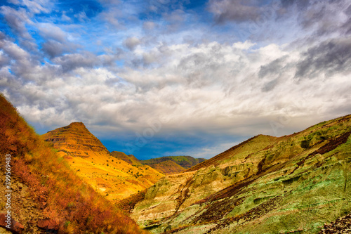 Painted Hills of John Day Fossil Bed in eastern Oregon