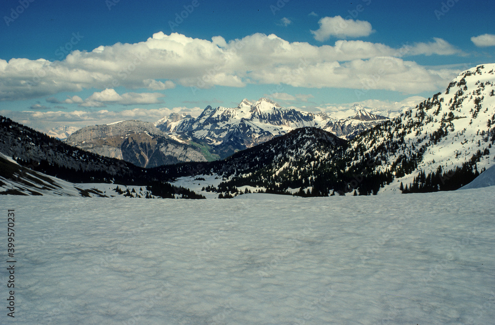 Plateau des Glières, Réserve naturelle, Massif des Bornes, Haute Savoie, 74, région Auvergne Rhône Alpes