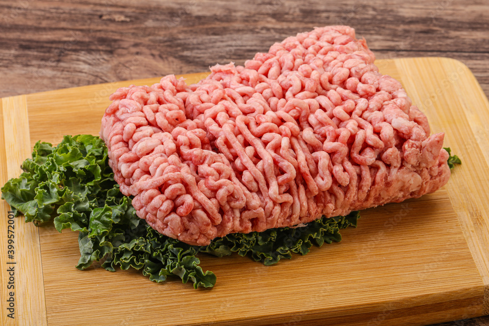 Raw pork minced meat for cooking Raw pork minced meat for cooking