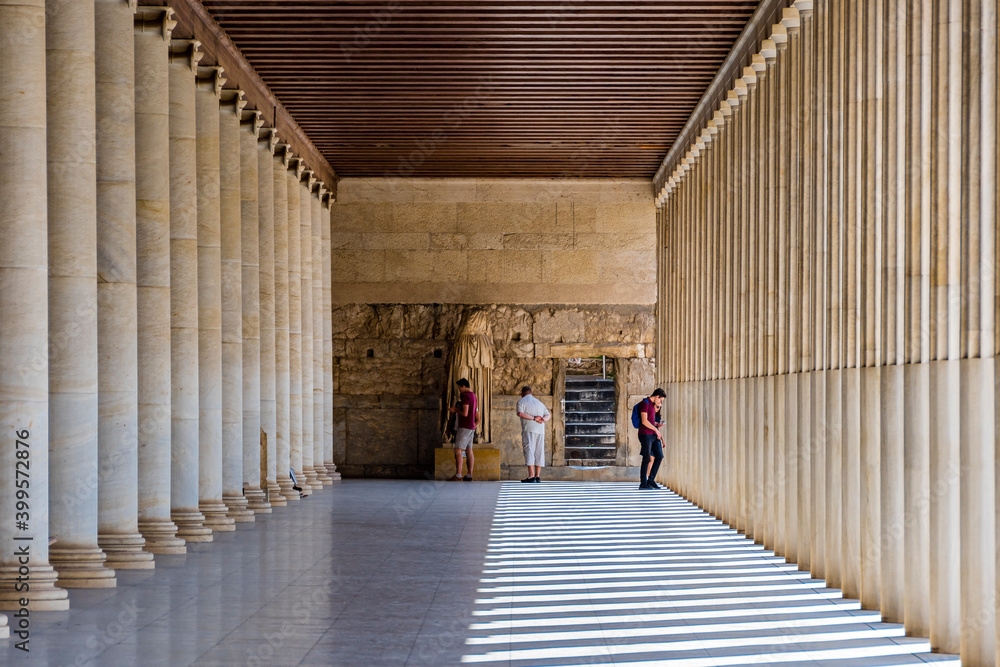 Ancient Agora of Athens in Greece