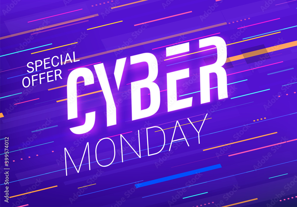 The Cyber monday vector concept The Cyber monday vector concept