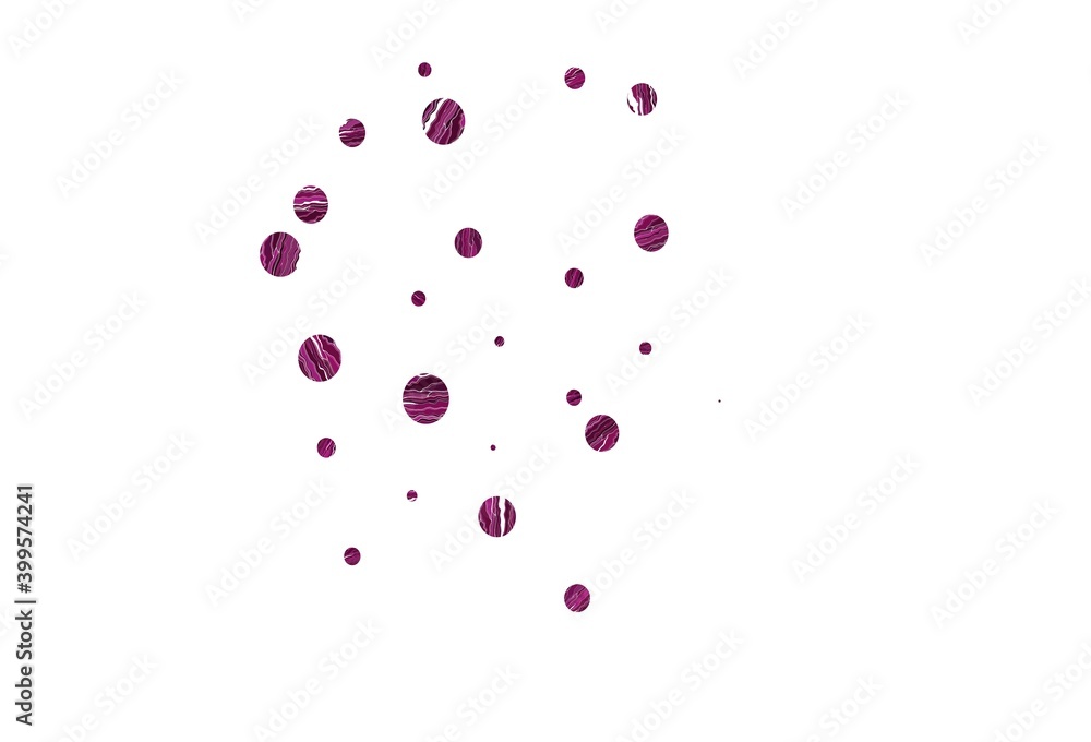 Light pink, blue vector texture with disks. Light pink, blue vector texture with disks.