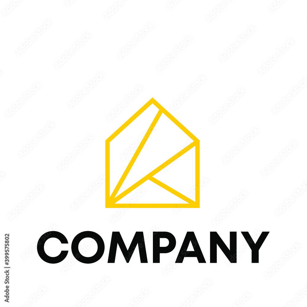 Naklejka premium house logo