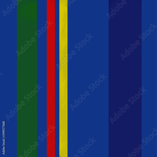 stripes with blue