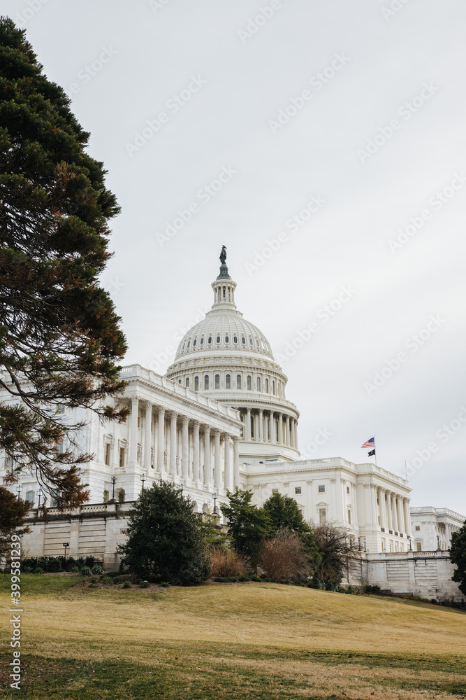 Naklejka premium United States Capitol in Washington DC 