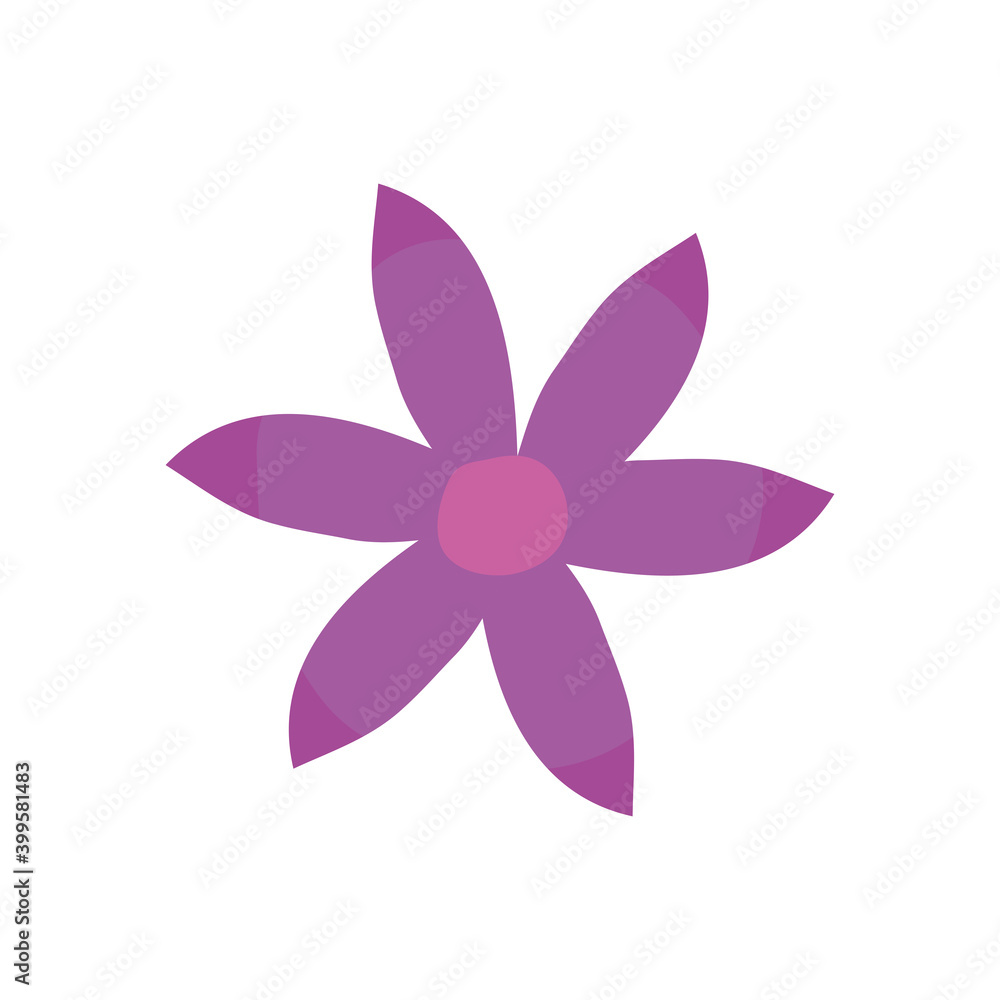 purple flower icon, colorful design purple flower icon, colorful design