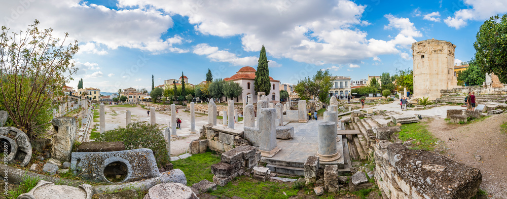 Obraz premium Ancient Roman Forum in Athens