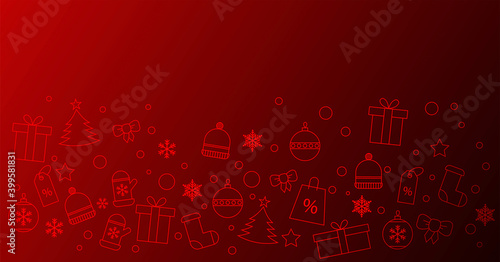 sfondo, icone, natale, natalizio