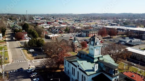 Morristown Tennessee fly over the Hamblen County Courthouse, Morristown TN, Morristown Tenn photo