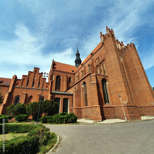 The old, historic Cathedral Basilica in Pelplin in Poland Kociewie photo