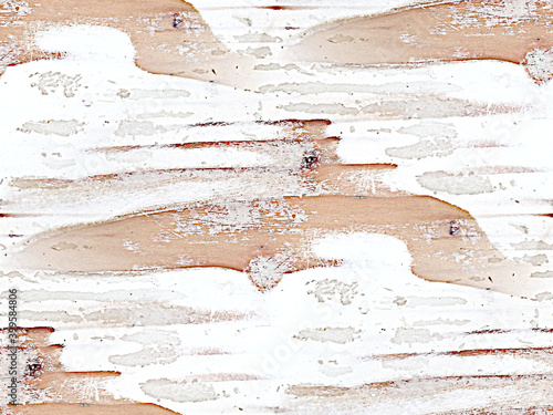 Seamess grunge background. White and brown wooden texture.  photo