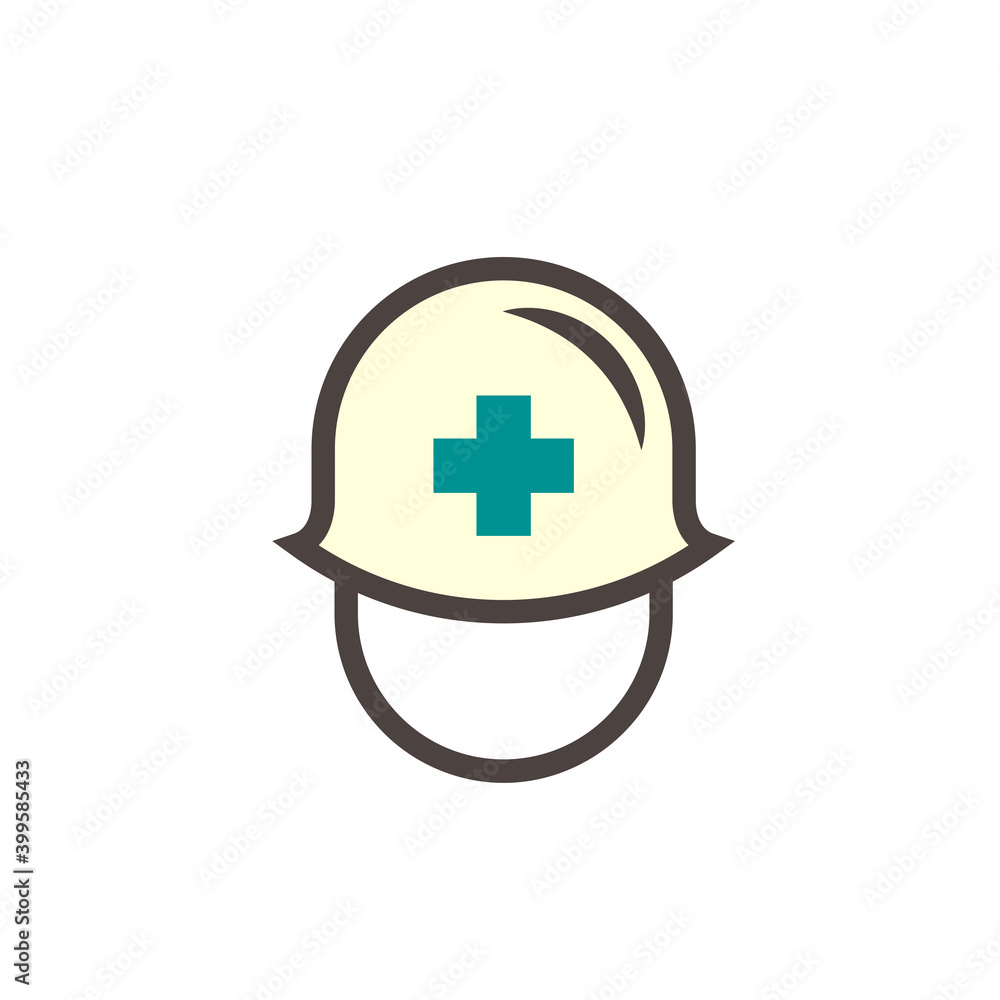Hard hat or bump cap vector icon. That is type of helmet component of personal and protective equipment (PPE). For industrial or construction site to protect head from injury due to falling object. Hard hat or bump cap vector icon. That is type of helmet component of personal and protective equipment (PPE). For industrial or construction site to protect head from injury due to falling object.