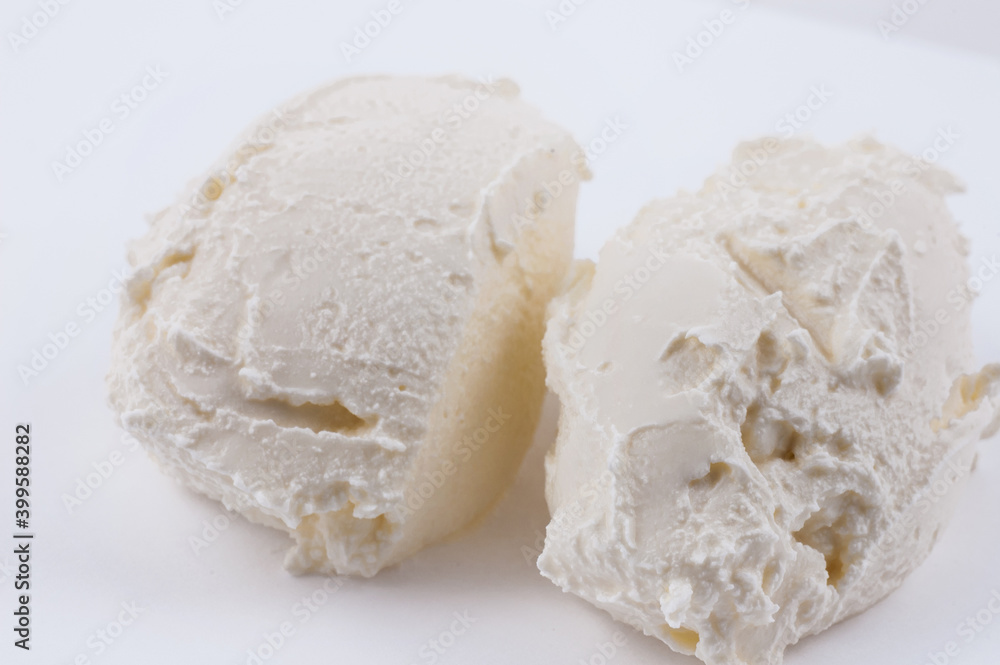 feta cheese on white background feta cheese on white background