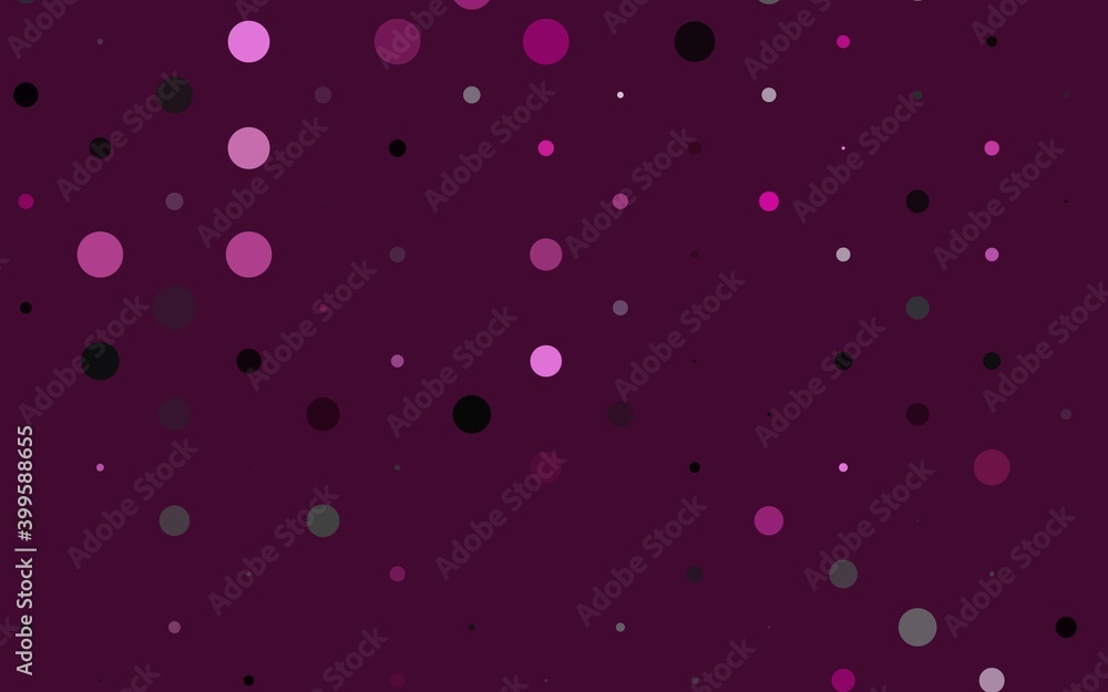 Light Pink vector background with bubbles. Light Pink vector background with bubbles.