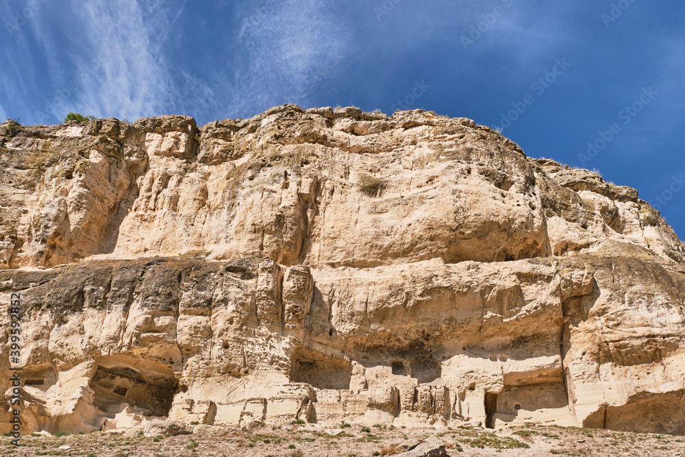Bakhchisarai, Russia The medieval cave town of Chufut Kale. Landmark of the Crimean peninsula. Bakhchisarai, Russia The medieval cave town of Chufut Kale. Landmark of the Crimean peninsula.