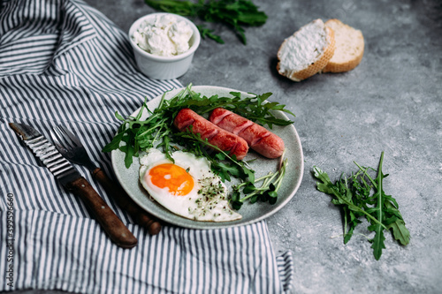 background  beans  bread  breakfast  concept  cooking  dish  english  flat lay  food  fork  gray  healthy  hearty  irish  keto  meal  microgreen  morning  nutritious  parsley  pepper  pork  sauce  sea