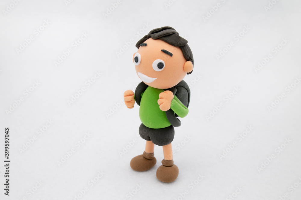 粘土の男の子 粘土の男の子