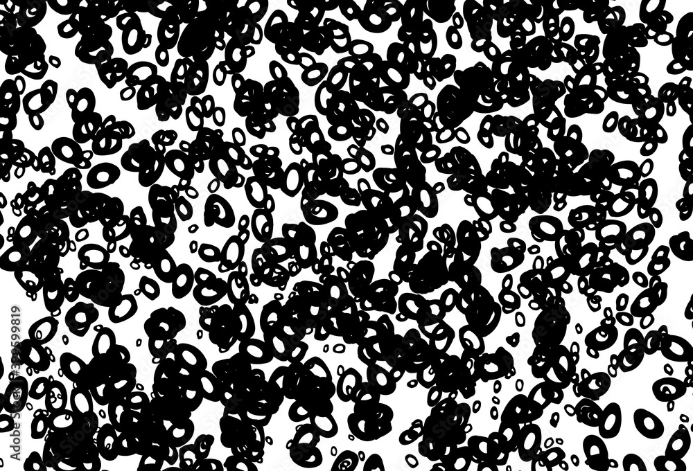 Black and white vector layout with circle shapes. Black and white vector layout with circle shapes.
