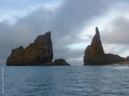 Rocky cape in Arctic region