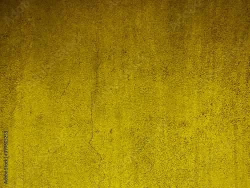 Yellow wall abstract background gradient.