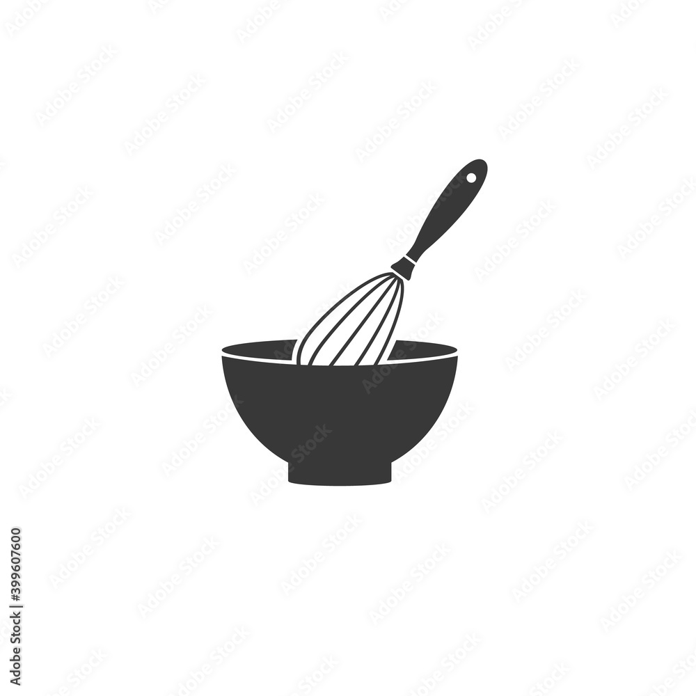Mixing Bowl vector icon modern flat style Mixing Bowl vector icon modern flat style