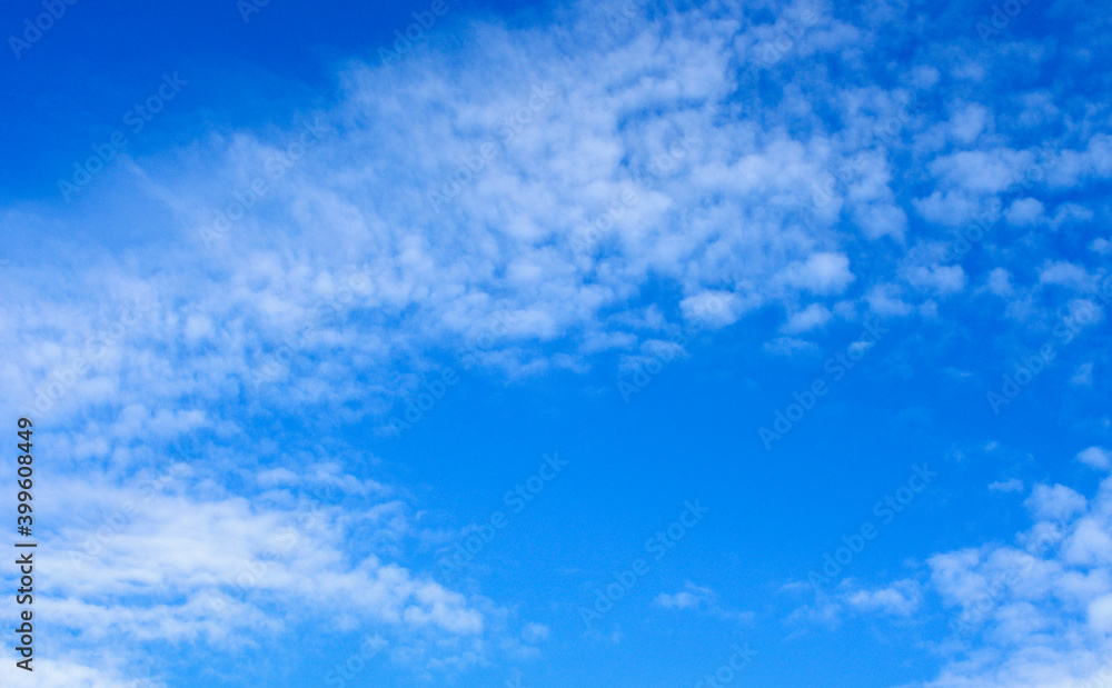 White clouds in blue sky White clouds in blue sky