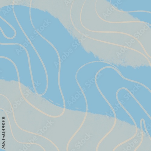 Abstract background summer sea night waves